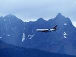 OMNIA AIR INTERNATIONAL, Boeing 767-224, N234AX in Anflug auf Ushuaia am 4.1.2022