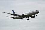 United Airlines, boeing B 767-424(ER), N59053, BER, 23.07.2023