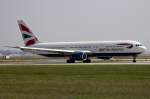 British Airways, G-BZHB, Boeing, B767-336ER, 24.04.2011, FRA, Frankfurt, Germany 




