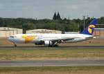 MIAT B 767-3WO(ER) JU-1011 nach der Landung in Berlin-Tegel am 25.06.2011