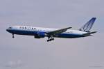 United Airlines, N662UA, B767-322(ER) im Landeanflug in MUC aus Chicago (ORD) 21.05.2013