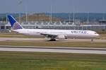 United Airlines, N66057, B767-424(ER) nach der Landung in MUC aus Washington (IAD) 17.07.2013