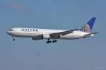 N657UA / United Airlines / B767-322(ER) in MUC im Landeanflug aus Chicago (ORD) 14.03.2013