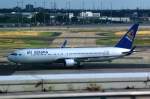 P4-KEB Air Astana Boeing 767-3KY (ER) (WL)   am 15.07.2014 in Frankfurt zum Stat