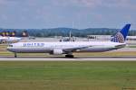 N67052 / United Airlines / B767-424(ER) beim Start in MUC nach Houston (IAH) 15.07.2014