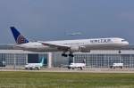 N59053 / United Airlines / B767-424(ER) vor der Landung in MUC aus Houston (IAH) 01.08.2014
