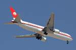 Meridiana I-AIGG beim Landeanflug in Sharm El Sheik 16.10.2014