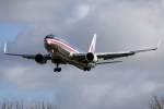 American B767-300 N360AA im Anflug auf 27L in LHR / EGLL / London Heathrow am 22.02.2014