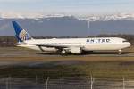 United Airlines, N677UA, Boeing, B767-322-ER, 30.01.2016, GVA, Geneve, Switzerland           
