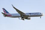 American Airlines, N343AN, Boeing, B767-323ER, 08.05.2016, CDG, Paris, France 
