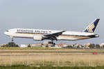 Singapore Airlines, 9V-SVB, Boeing, B777-212ER, 30.04.2017, FCO, Roma, Italy        