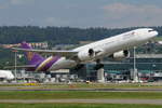 Thai Airways International, Boeing B777-3AL(ER) HS-TKN, cn(MSN): 41523, 
Zürich-Kloten Airport, 11.09.2019.