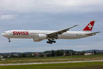 Swiss, HB-JNJ, Boeing, B777-3DE-ER, 17.08.2019, ZRH, Zürich, Switzerland        