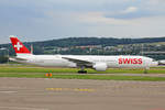 SWISS International Air Lines, HB-JNK, Boeing 777-3DEER, msn: 66091/1631,  Luzern , 28.Juni 2020, ZRH Zürich, Switzerland.
