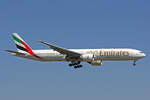 Emirates Airlines, A6-EQN, Boeing 777-31HER, msn: 42362/1564, 23.April 2021, ZRH Zürich, Switzerland.