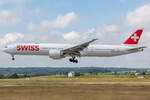 Swiss, HB-JND, Boeing, B777-3DE-ER, 26.06.2021, ZRH, Zürich, Switzerland