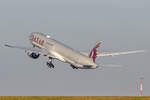 Qatar Airways, A7-BAE, Boeing, B777-3DZ-ER, 11.10.2021, CDG, Paris, France