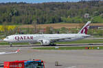Qatar Airways, A7-BOA, Boeing B777-367ER, msn: 36159/835, 18.April 2022, ZRH Zürich, Switzerland.
