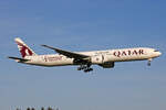 Qatar Airways, A7-BOB, Boeing B777-367ER, msn: 36161/818, 01.Januar 2023, ZRH Zürich, Switzerland.