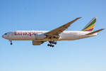 Ethiopian Airlines, ET-ANN, Boeing, B777-260LR, 24.06.2023, BRU, Brüssel, Belgien