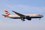 British Airways, G-VIIV, Boeing B777-236ER, msn: 29964/228, 03.Juli 2023, LHR London Heathrow, United Kingdom.