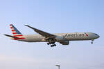 American Airlines, N721AN, Boeing B777-323ER, msn: 31546/1083, 03.Juli 2023, LHR London Heathrow, United Kingdom.
