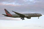 American Airlines, N753AN, Boeing B777-223ER, msn: 30261/341, 03.Juli 2023, LHR London Heathrow, United Kingdom.