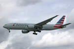 American Airlines, N794AN, Boeing B777-223ER, msn: 30256/313, 03.Juli 2023, LHR London Heathrow, United Kingdom.