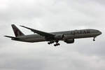 Qatar Airways, A7-BER, Boeing B777-3DZER, msn: 64086/1542, 04.Juli 2023, LHR London Heathrow, United Kingdom.