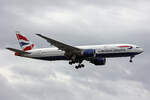 British Airways, G-VIIN, Boeing B777-236ER, msn: 29319/157, 04.Juli 2023, LHR London Heathrow, United Kingdom.
