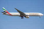 Emirates, A6-EQI, Boeing, B777-31H-ER, 24.06.2023, BRU, Brüssel, Belgien