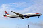 British Airways, G-STBJ, Boeing B777-336ER, msn: 43703/1182, 05.Juli 2023, LHR London Heathrow, United Kingdom.