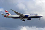 British Airways, G-YMMR, Boeing B777-236ER, msn: 36516/771, 05.Juli 2023, LHR London Heathrow, United Kingdom.
