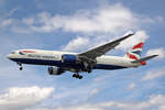 British Airways, G-YMMI, Boeing B777-236ER, msn: 30310/308, 05.Juli 2023, LHR London Heathrow, United Kingdom.