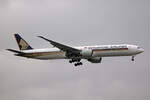 Singapore Airlines, 9V-SWP, Boeing B777-312ER, msn: 34581/710, 04.Juli 2023, LHR London Heathrow, United Kingdom.