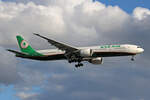 EVA Air, B-16735, Boeing B777-3ALER, msn: 61769/1478, 05.Juli 2023, LHR London Heathrow, United Kingdom.