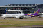 Thai Airways, HS-TTA, Boeing B777-3D7ER, msn: 66587/1683,  Alongkorn / อลงกรณ์ , 03.Juli 2023, LHR London Heathrow, United Kingdom.