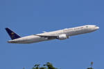 Saudi Arabian Airlines, HZ-AK36, Boeing B777-3FGER, msn: 61599/1439, 07.Juli 2023, LHR London Heathrow, United Kingdom.