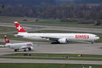 SWISS International Air Lines, HB-JNC, Boeing B777-3DEER, msn: 44584/1391, 30.März 2025, ZRH Zürich, Switzerland.