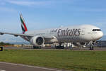 Emirates Airlines, A6-EQE, Boeing B777-31HER, msn: 42350/1512, 29.Mai 2025, ZRH Zürich, Switzerland.