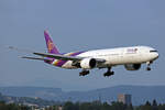 Thai Airways, HS-TKW, Boeing B777-3D7ER, msn: 42112/1228,  Mukdasayam / มุกดาสยาม , 09.Juni 2025, ZRH Zürich, Switzerland.