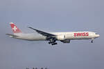 SWISS International Air Lines, HB-JND, Boeing B777-3DEER, msn: 44585/1400, 21.Januar 2026, ZRH Zürich, Switzerland.