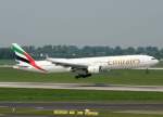 Emirates, A6-EMX, Boeing 777-300, 29.04.2011, DUS-EDDL, Düsseldorf, Germany     