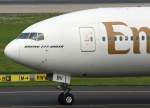 Emirates , A6-EBV, Boeing 777-300 ER (Bug/Nose), 28.07.2011, DUS-EDDL, Dsseldorf, Germany     