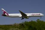 Qatar Airways, A7-BAF, Boeing, B777-2DZ-LR, 18.08.2012, CDG, Paris, France         