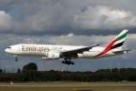 Emirates, A6-EML, Boeing, 777-200 ER, 22.09.2012, DUS-EDDL, Düsseldorf, Germany