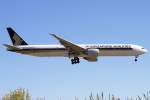 Singapore Airlines, 9V-SWL, Boeing, B777-312ER, 14.09.2012, BCN, Barcelona, Spain 




