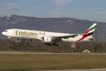 Emirates, A6-ECR, Boeing, B777-31H-ER, 29.12.2012, GVA, Geneve, Switzerland         