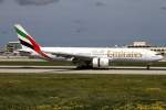 Emirates Airlines, A6-EMK, Boeing, B777-21H-ER, 29.03.2014, MLA, Malta, Malta          