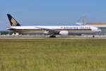 9V-SWF / Singapore Airlines / B777-312(ER) beim Start in MUC nach Singapur (SIN) 07.06.2014